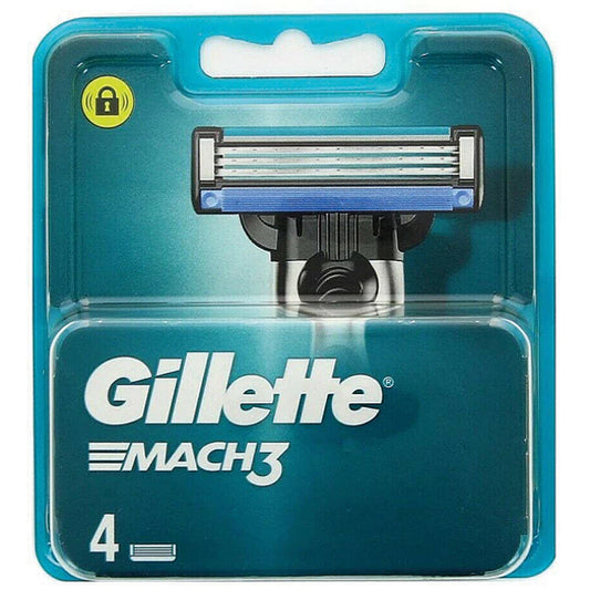 Gillette Mach 3 scheermesjes 4 Stuks